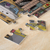 Manhattan Winter New York Kerstvergelijking Legpuzzel (Zijkant)