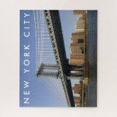 Manhattanbrug over de East River | New York City Legpuzzel (Verticaal)