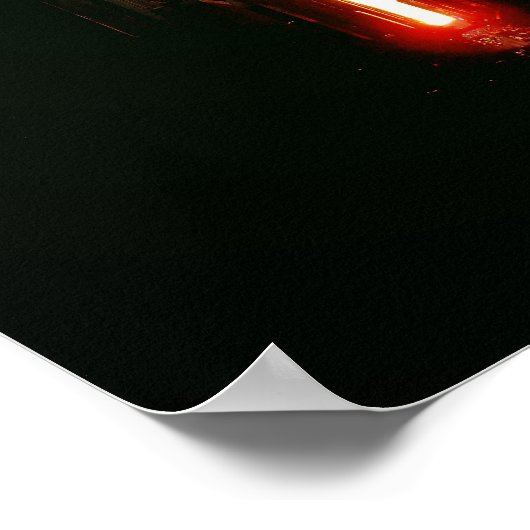 Manhattanhenge en Chrysler Building, Small Poster (Hoek)