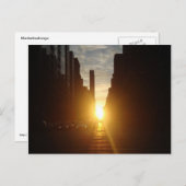 Manhattanhenge Post Card Briefkaart (Voorkant / Achterkant)