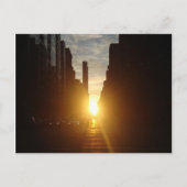 Manhattanhenge Post Card Briefkaart (Voorkant)