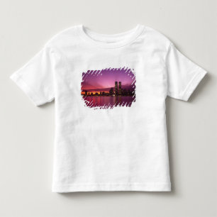 Manhattans skyline en Hudsonrivier, New York, Kinder Shirts