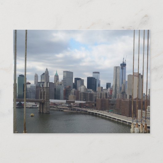 Manhattans skyline New York Briefkaart (Voorkant)