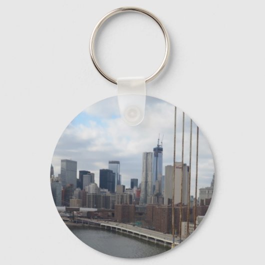 Manhattans skyline New York Sleutelhanger (Voorkant)