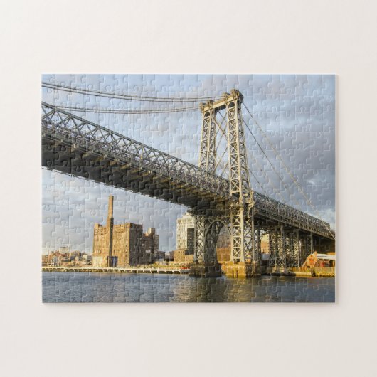 Manhatten Bridge New York. Jigzaag Puzzle Legpuzzel (Horizontaal)