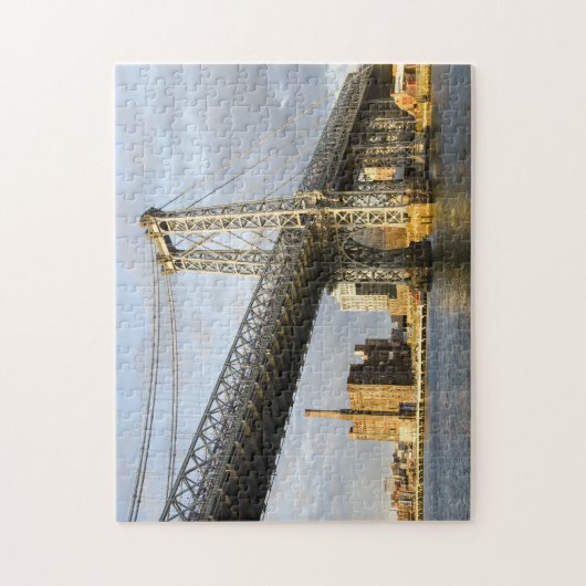 Manhatten Bridge New York. Jigzaag Puzzle Legpuzzel (Verticaal)