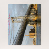 Manhatten Bridge New York. Kerstgroeten Legpuzzel (Verticaal)