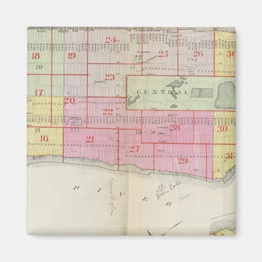 Manhatten, New York 10 Magneet (Voorkant)