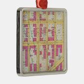 Manhatten, New York 11 Metalen Ornament (Rechts)