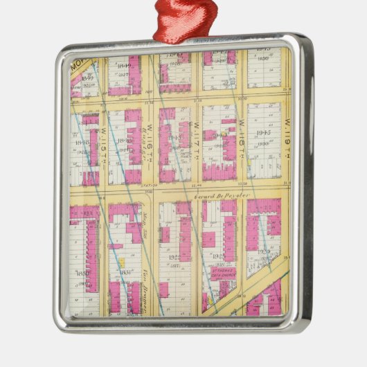 Manhatten, New York 11 Metalen Ornament (Links)