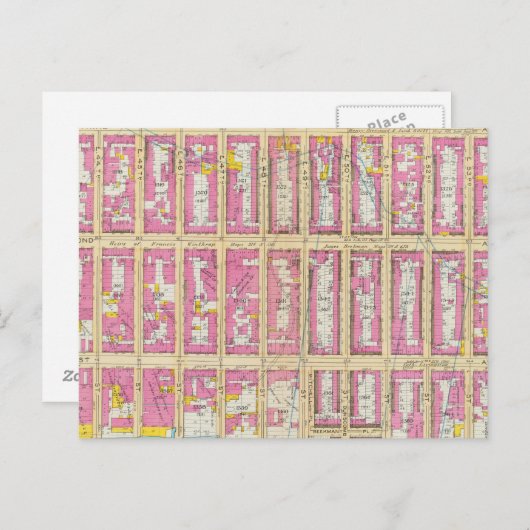 Manhatten, New York 12 Briefkaart (Voorkant / Achterkant)