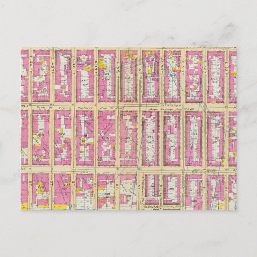 Manhatten, New York 12 Briefkaart (Voorkant)