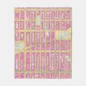 Manhatten, New York 12 Fleece Deken (Voorkant)