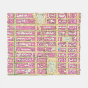 Manhatten, New York 12 Fleece Deken