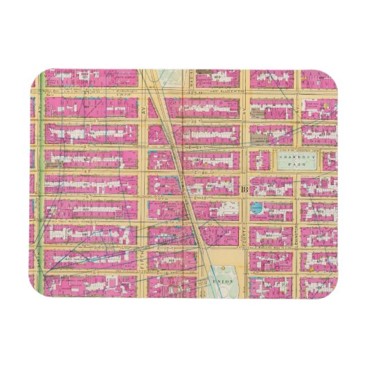 Manhatten, New York 12 Magneet (Horizontaal)