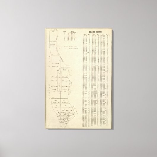 Manhatten, New York 14 Canvas Afdruk (Voorkant)