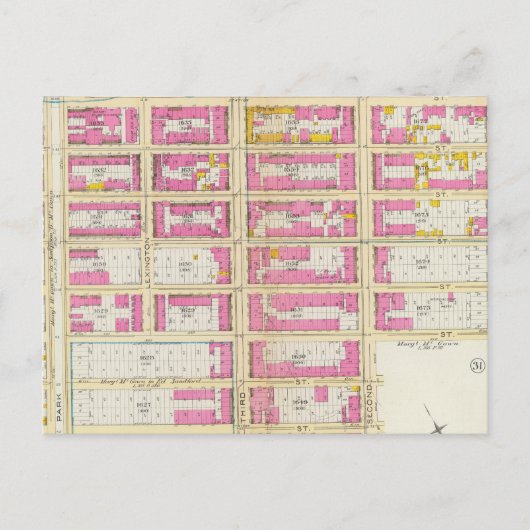 Manhatten, New York 16 Briefkaart (Voorkant)