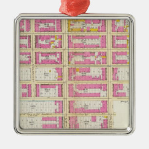 Manhatten, New York 16 Metalen Ornament