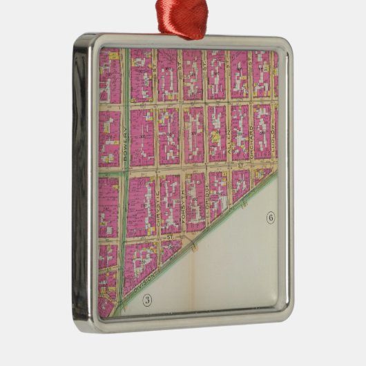 Manhatten, New York 20 Metalen Ornament (Rechts)