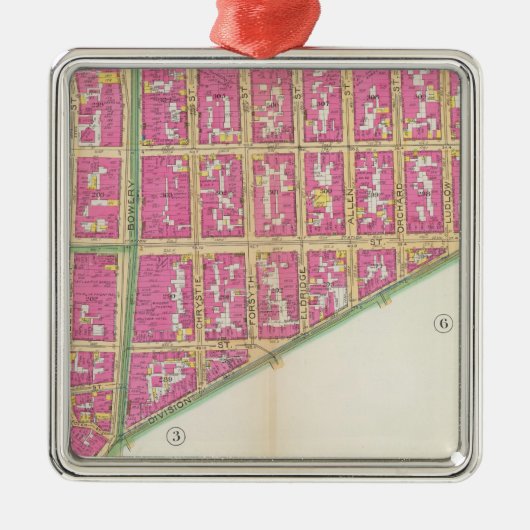 Manhatten, New York 20 Metalen Ornament (Voorkant)