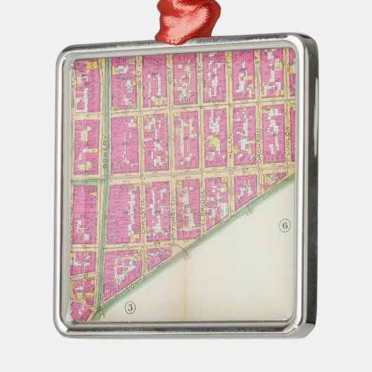 Manhatten, New York 20 Metalen Ornament (Links)