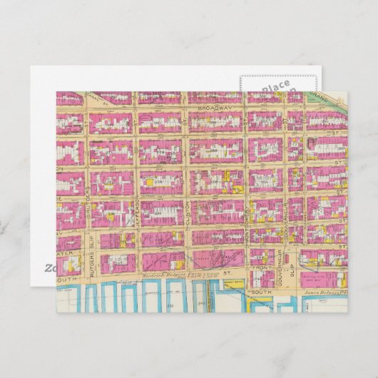 Manhatten, New York 22 Briefkaart (Voorkant / Achterkant)