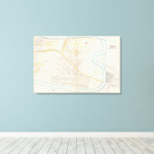 Manhatten, New York 25 Canvas Afdruk (Insitu (Houten vloer))