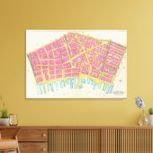 Manhatten, New York 3 Canvas Afdruk (Insitu (Woonkamer))