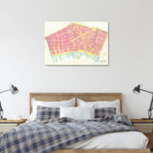 Manhatten, New York 3 Canvas Afdruk (Insitu (Slaapkamer))