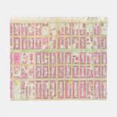 Manhatten, New York 3 Fleece Deken (Voorkant (Horizontaal))