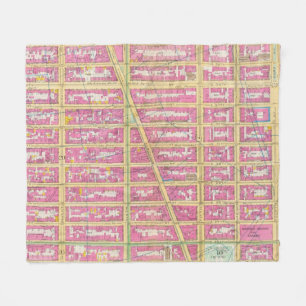 Manhatten, New York 7 Fleece Deken