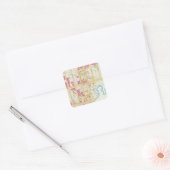 Manhatten, New York 8 Vierkante Sticker (Envelop)