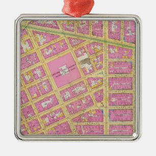 Manhatten, New York 9 Metalen Ornament