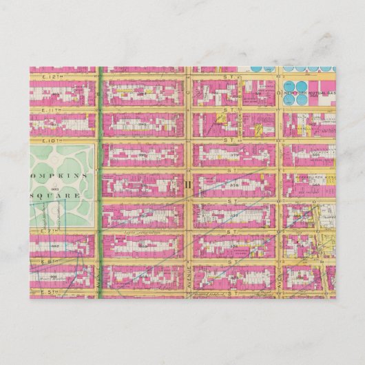 Manhatten, New York Briefkaart (Voorkant)