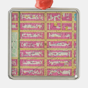 Manhatten, New York Metalen Ornament