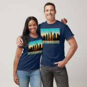 Manhattenhedge NYC Sunset Manhatten New York T-shirt (Unisex)