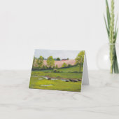 Manheim Pasture Landscape Art Note Kaart (Voorkant)