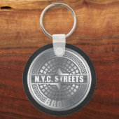 Manhole Covers Bronx Sleutelhanger (Voorkant)