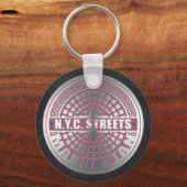Manhole Covers Manhattan Sleutelhanger (Voorkant)