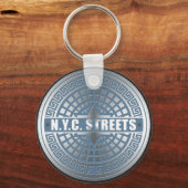 Manhole Covers NYC Sleutelhanger (Voorkant)