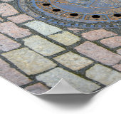 Manhole Hoesje, Praagse burcht, Tsjechië Poster (Hoek)