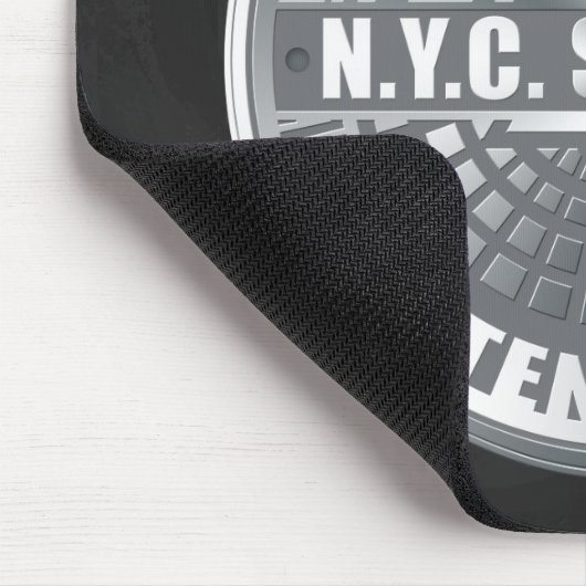 Manhole Staten Island Gray Muismat (Hoek)