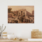 Manhood Suffrage Riots in Hyde Park, 1866 Poster (Keuken)