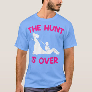 Manhunt is over bruiloft vrijgezellenfeest bruid t-shirt