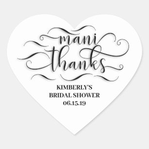 Mani Bedankt - Dank u Hart Sticker