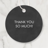 Mani Bedankt Label, Manicure Kit Gift Label, krijt Bedankjes Labels (Achterkant)