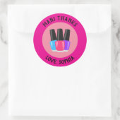 Mani Bedankt Spa Party Dank u Stickers (Tas)