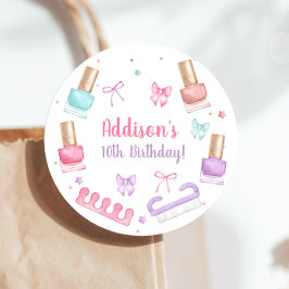 Mani-Pedi Feestje Handverzorging Voetverzorging Na Bedankjes Labels
