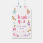 Mani-Pedi Feestje Manicure Pedicure Nagellak Cadeaulabel (Voorkant)