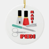 Mani Pedi Keramisch Ornament (Voorkant)
